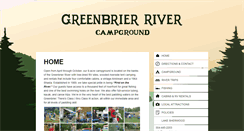 Desktop Screenshot of greenbrierriver.com